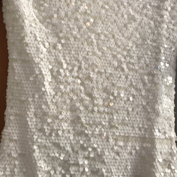 BCBG White sequin mini 👰 - Picture 4 of 4